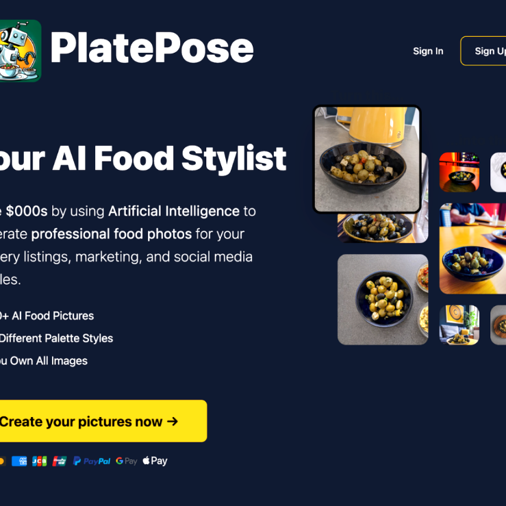 PlatePose - About Section