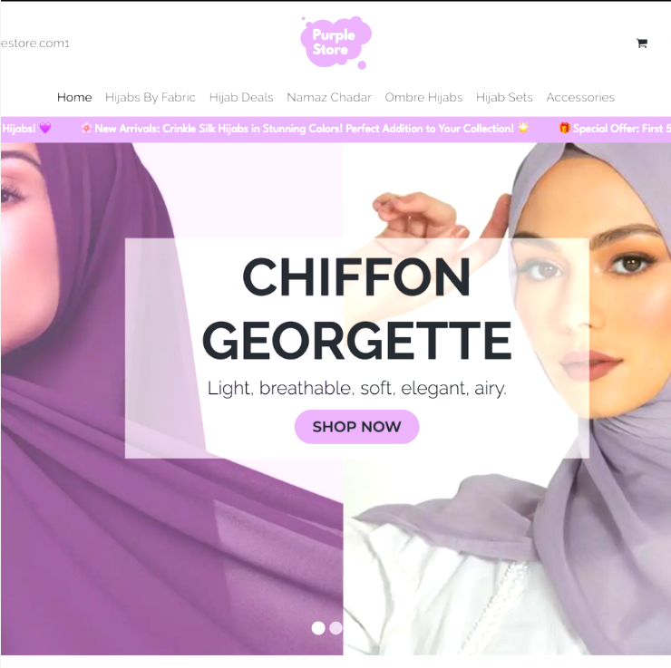 Purple Store - About Section